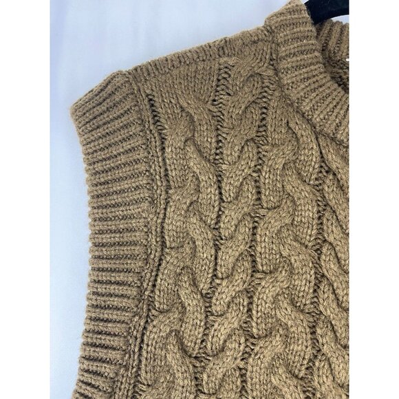 Cloth by Design Sweater Vest Womens Size S Cable-Knit Dark Academia - Picture 4 of 12